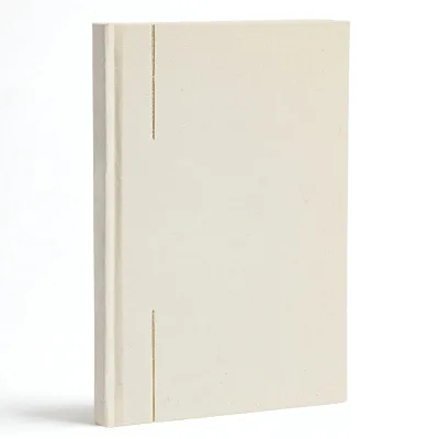 Premium Linen Hardcover Planner Notebook Dot Grid Pages Pocket Lay Flat Mindfulness Reflection Self Growth Intentional Living
