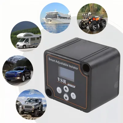 Dual Battery Isolator 12V 140 Amp Smart Adjustable Isolator Automatic Charger Dual Battery Isolator Switch