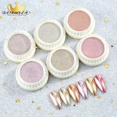 Bulk Multi Color Mirror Chrome Nail Powder Metallic Mirror Effect Pigment Powder for Nail Salon DIY Manicure Resale