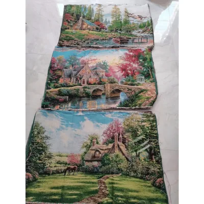 100*150cm Flowers Wall Tapestrie with Machine Made fairy Tapestry