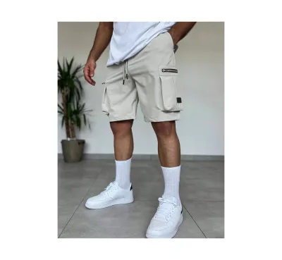High Quality Good Price White Color Big Pocket Utility Tactical Outdoor Cargo Shorts for Men