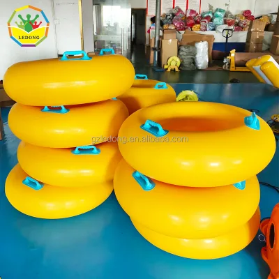 PVC Inflate Floating Water Tubes One Person Inflates Fiberglass Water Slide Tubes for Sale