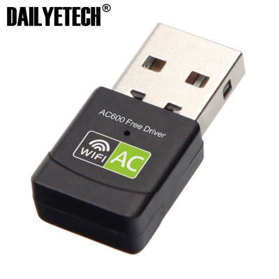 AC600 Free Driver USB Wifi Adapter 600Mbps Wifi Adapter 5ghz Antenna USB Ethernet PC Wi-Fi Adapter Lan Wifi Dongle