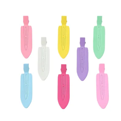 Sweet Hair Accessories Candy Color DIY Hair Clips Sweet Metal No Crease Hairclip for Women Girls Flat Hair Clip Wholesale