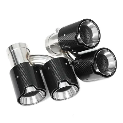 Dex Brand 535i F10 F11 640i Dual Exhaust Tip Upgrade M5 Quad Tailpipe 304 Stainless Steel Muffler Nozzle Premium Exhaust Pipes 1
