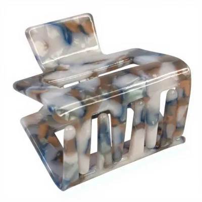 Acetate Hair Clips Hair Claw for Women Custom Logo Marble Small Size