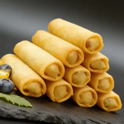 OEM Custom Frozen Vegetable Spring Rolls 2OZ Mini Vegan Spring Rolls for Restaurants Hotels Wholesale