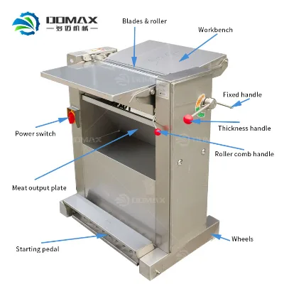Excellent Pork Skin Removal Machine Pig Skin Peeling Machine Pig Meat Skinner Device