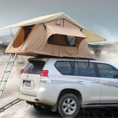 Roof Top Tent 4 Person One Bedroom Four-Season Waterproof Quick Opening Portable Large