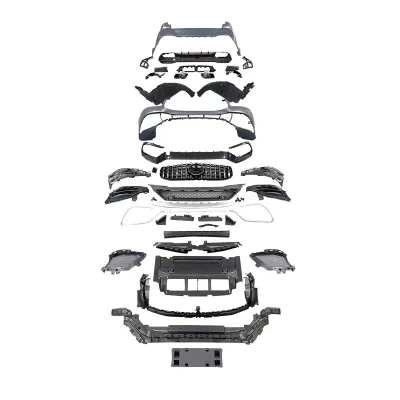 GLS63 Body Kits Fit for GLS Class X167 2020year GLS63 Style PP Plastic Material Car Bumpers Accessory Body Kits for GLS