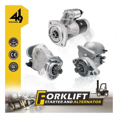WENCHANG Forklift Car Auto Starter Suitable for Toyota Nissan MITSUBISHI KOMATSU ISUZU DAEWOO YALE HYUNDAI YANMAR KUBOTA