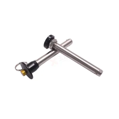 Factory Direct Multi Size M5 M6 M8 Stainless Steel Button Handle Self Locking Pin Spring Loaded Ball Lock Quick Release Pins