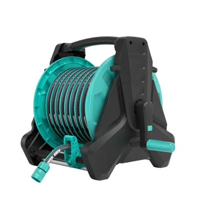 Best Professional Simple Easy Movement Stable Portable Wall Mount Plastic Pressure Washing Hand Crank Hose Reel for Home