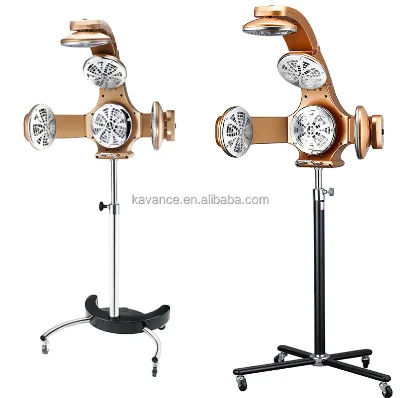 Wholesale Factory Barber Shop Equipment Vertical Movable Baked Oil Machine Hair Styling with Gold