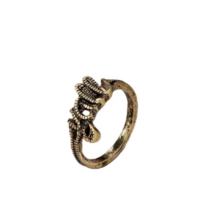 Hot Selling China Professional Manufacture a Strong Matching Ring Couple Letter Ring