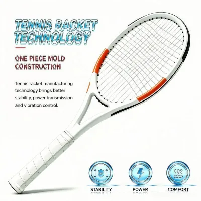 Ultralight 6U 7U Full Carbon Defensive Balance Badminton Racket For Ladies Amateur Training Factory Supply Custom Logo