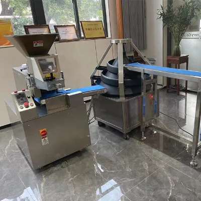 Wholesale Commercial Continuous Dough Dividing Rounding Pizza Dough Divider Rounder Machine Automatic Dough Divider Machine