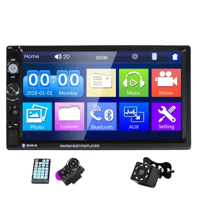 Newstarnav 7" 2 Din Android Car Radio TFT LCD Touch Screen Stereo BT FM Camera 12V 7010B USB 2-Year Warranty