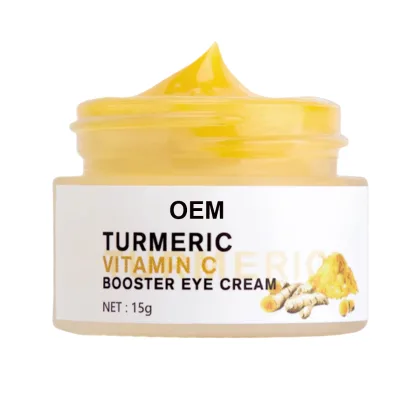 Herbal Nourishing Eye Cream with Vitamin C and Turmeric Anti-Puffiness Dark Circle Remover Wrinkle Reducer