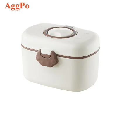 Baby Formula Dispenser - Portable Dispenser Container with Carry Handle and Scoop for Travel Outdoor with Baby Infant