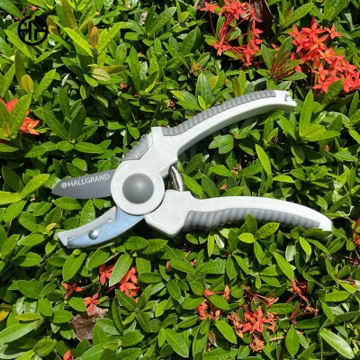 High Quality Cordless Anvil Style SK5 Steel Pruning Shear with Volute Spring and PTFE Coated Finish for DIY Old Dead Wood Care