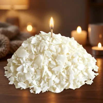Hot Sale Pure Natural Soy Wax Flakes Eco Non Toxic Soy Chips DIY Scented Candle Aromatherapy Wax Melts Wholesale OEM Supported