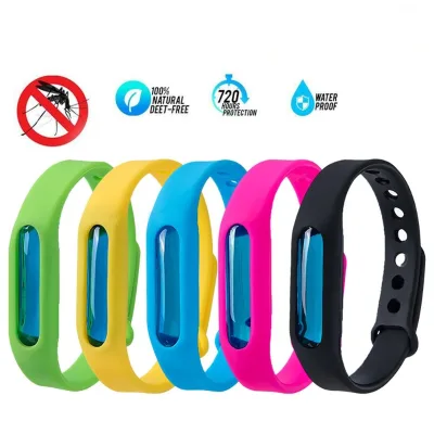 Summer Silicone Natural Mosquito Waterproof Repellent Silicone Bracelet for Children