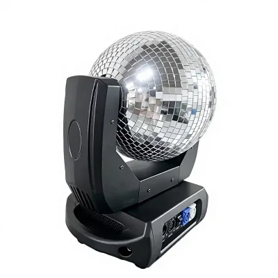 Moving Mirror Ball Stage Effect Light DMX512 Rotating Disco Lamp YF039 for Club Event Bar
