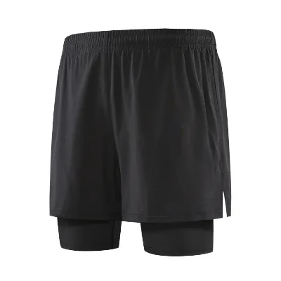 Wholesale Summer Basketball Shorts Running Casual Quick-drying Shorts Double Layer Men's Sports Fitness Training Shorts for Men