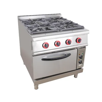 Hot Product Energy Saving 304 Stainless Steel Gas Cooking Stove Oven Commercial Industrial Automatic Restaurant Cooking Machine