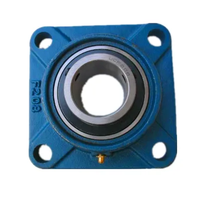 40mm UCF208 Square Flange Bearing Unit UCF 208 F208 UC208 Mounted Cast Iron Housing Bearings 40x130x102 mm