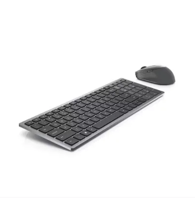 For Premier Multi-Device Wireless Keyboard and Mouse with for Programmable Keys & Battery Indicator-KM7321W (Titan Gray)