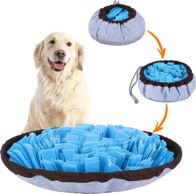 Adjustable Snuffle Mat for Dogs Large Breed Puzzle Small Dog Enrichment Toys Large Dogs Slow Eating Stress Relief for Feeding