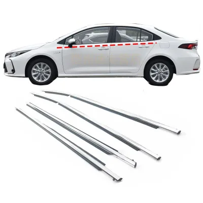 Car Window Outer Strip Door Waterproof Sealing for toyota corolla E170 2014 2015 2016 2017 2018 Exterior Accessories