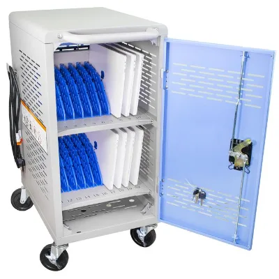 Storage Charging Cart for 20 Laptop Tablets; Steel Charging Cabinet ; Educational Equipment