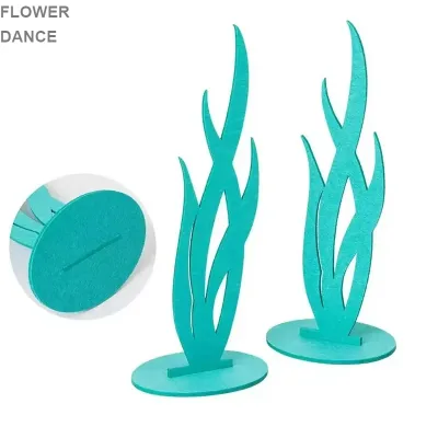Mermaid Party Decorations Felt Table Centerpiece Under the Sea Party Ornament Seahorse Starfish Seaweed Coral Decoration