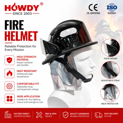 Good Quality Customization White Black Yellow Fire Rescue Helmets Hard Hats Fireman Fire Safety Helmet For Firefighting Suits