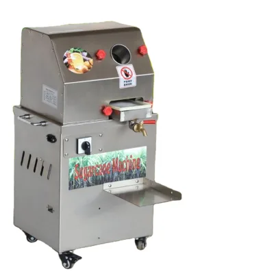 Dual-Power Vertical Fully Automatic 304 Stainless Steel Sugar Cane Water Juicer 1.5kw Motor 220V Easy-to-Operate Small