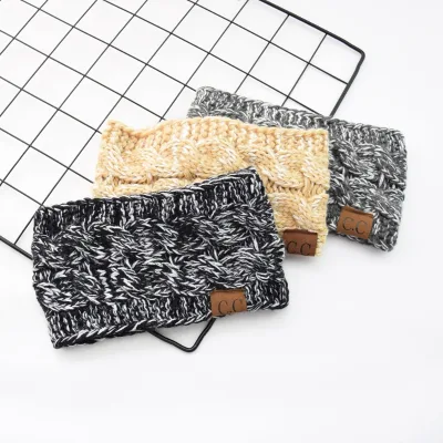 Hot Knit Headband,Winter Knitted Women Turban Headwear Warm Winter Elastic Hair Band