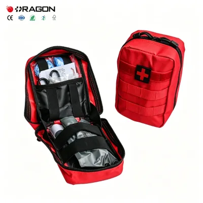 Dragon OEM ODM Portable Bleeding Control Kit Emergency Medical Trauma Kit Tourniquet First Aid Kit Outdoor Rescue Complete Set