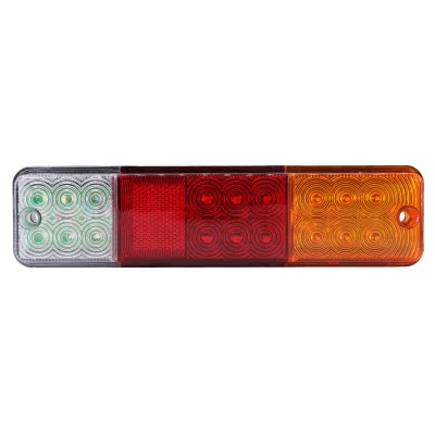 High Brightness Forklift Tri-color Rear Tail Light DC 12-80V Turn Signal /Reverse/ Driving Light Combination