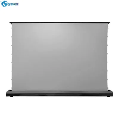 Y-133" 133 Inch Home Theatre System 4K UHD Tab Tension Projection Screens Hidden in Ceiling Motorized Projector Screens