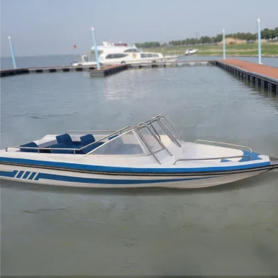 Latest Generation 15.3ft/4.68m Small Yacht Speedboat Good Fiberglass Boat for Sport Made in China