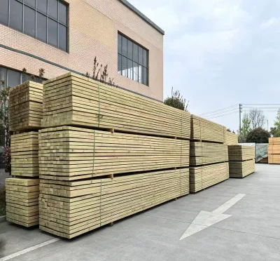 Pressure Treated Spruce Timber Anti Termite Corrosion Resistant Kiln Dried Spruce Lumber Outdoor Construction