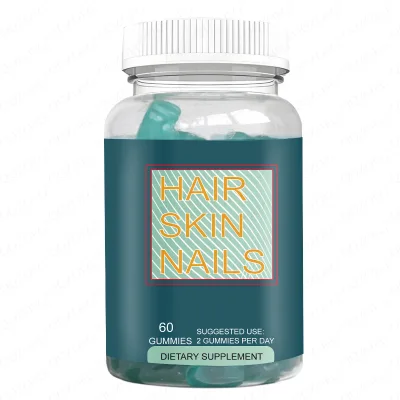 Wholesale OEM Biotin Gummies with Vitamin C & Vitamin E for Women for Hair Growth, Healthier Skin & Nails