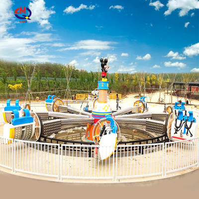 Amusement Park Ride Rotating Music Spacetrip Swing Fiberglass & Metal Indoor/Outdoor Adventure Park Ride