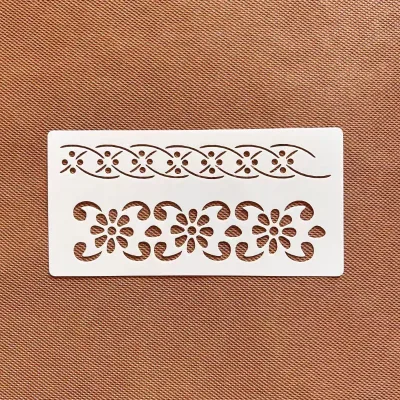Flexible Border-style DIY Crafts Lace Trim Drawing Stencils Decorate Templates for Kids Art Creation
