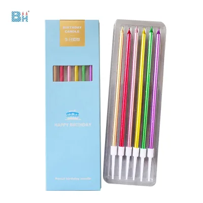 Thread Creative Candle Wedding Party Paraffin Wax Sparkling Birthday Candles Pure Paraffin Wax Candle
