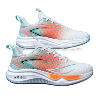 Sports shoes, running shoes, rebounding and shock-absorbing sports shoes, mesh ice-silk breathable and anti-odor sports shoes