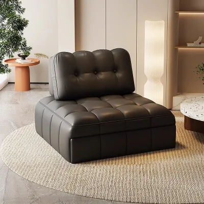 Modern Dual-Purpose Foldable Sofa Bed Bean Curd Block Single-Seater for Small Apartment for Living Room Internet Celeb Lazy